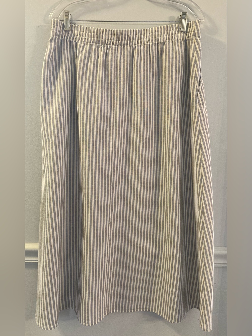 NWT  Eileen Fisher Button-Front, Full-Length Skirt - Picture 6 of 8